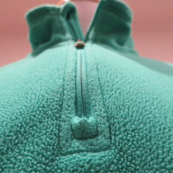 Women Medium Green Quarter-zip Pullover The North Face Jade Fleece Top Warm Cozy - Picture 4 of 12